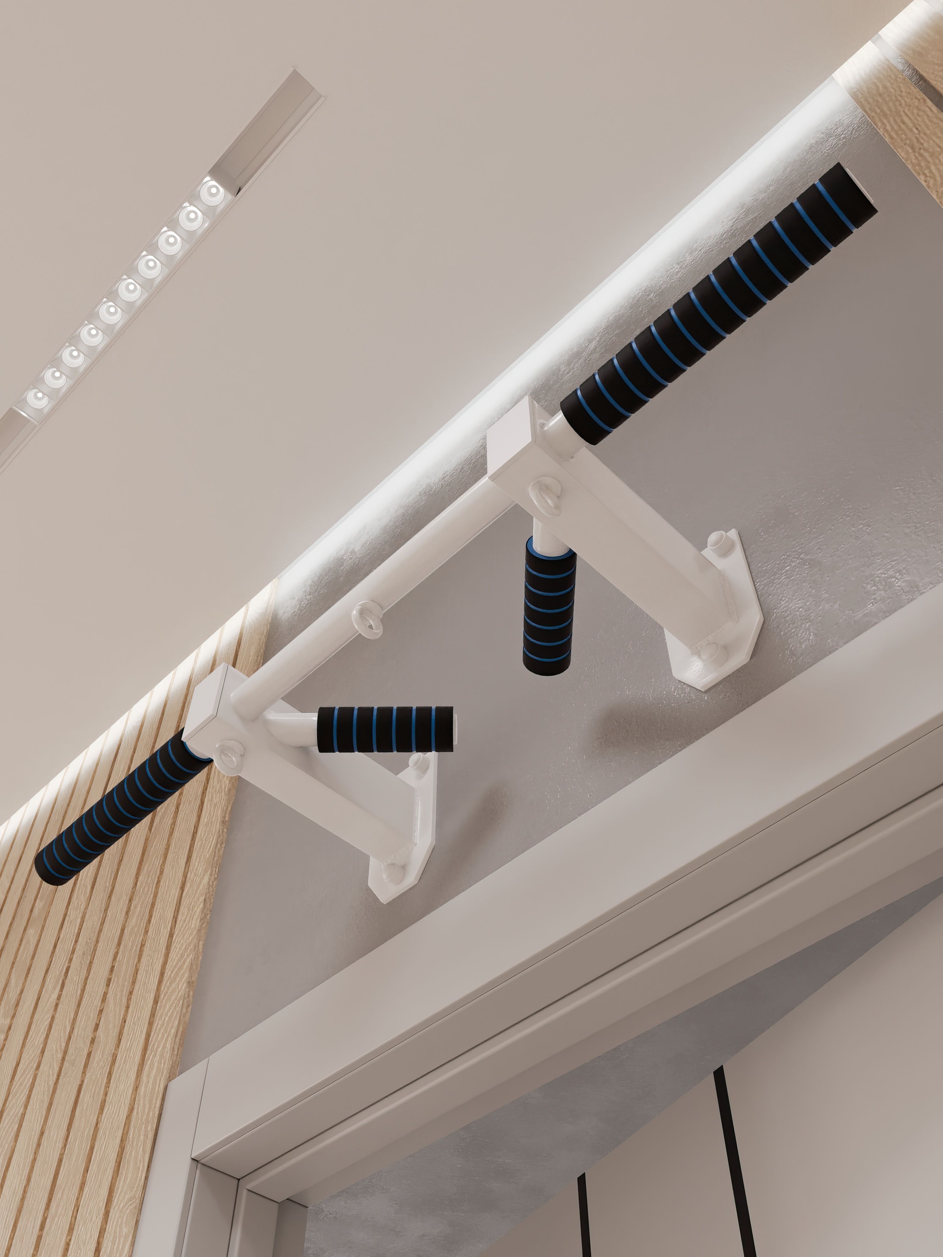 Турник наддверный "Бизон" COMFORT - неопреновое покрытие - фото 10