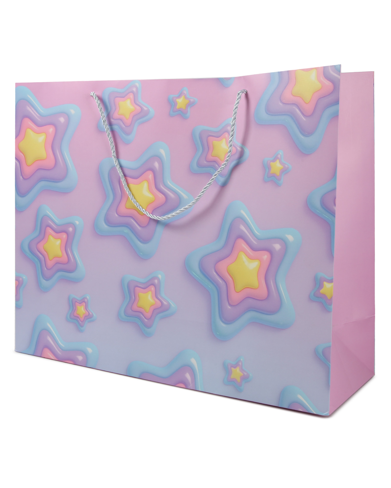 Пакет подарочный Attivio Звёзды 50*40*17 - фото 1