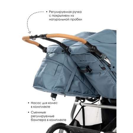 Коляска прогулочная Bumbleride Indie Twin 2025/ Ocean