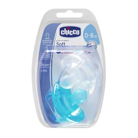 Пустышка Chicco от 0 мес. 2 шт.