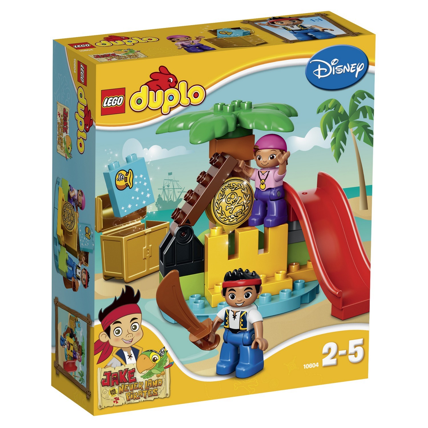 Конструктор LEGO DUPLO Остров сокровищ блочный - фото 2