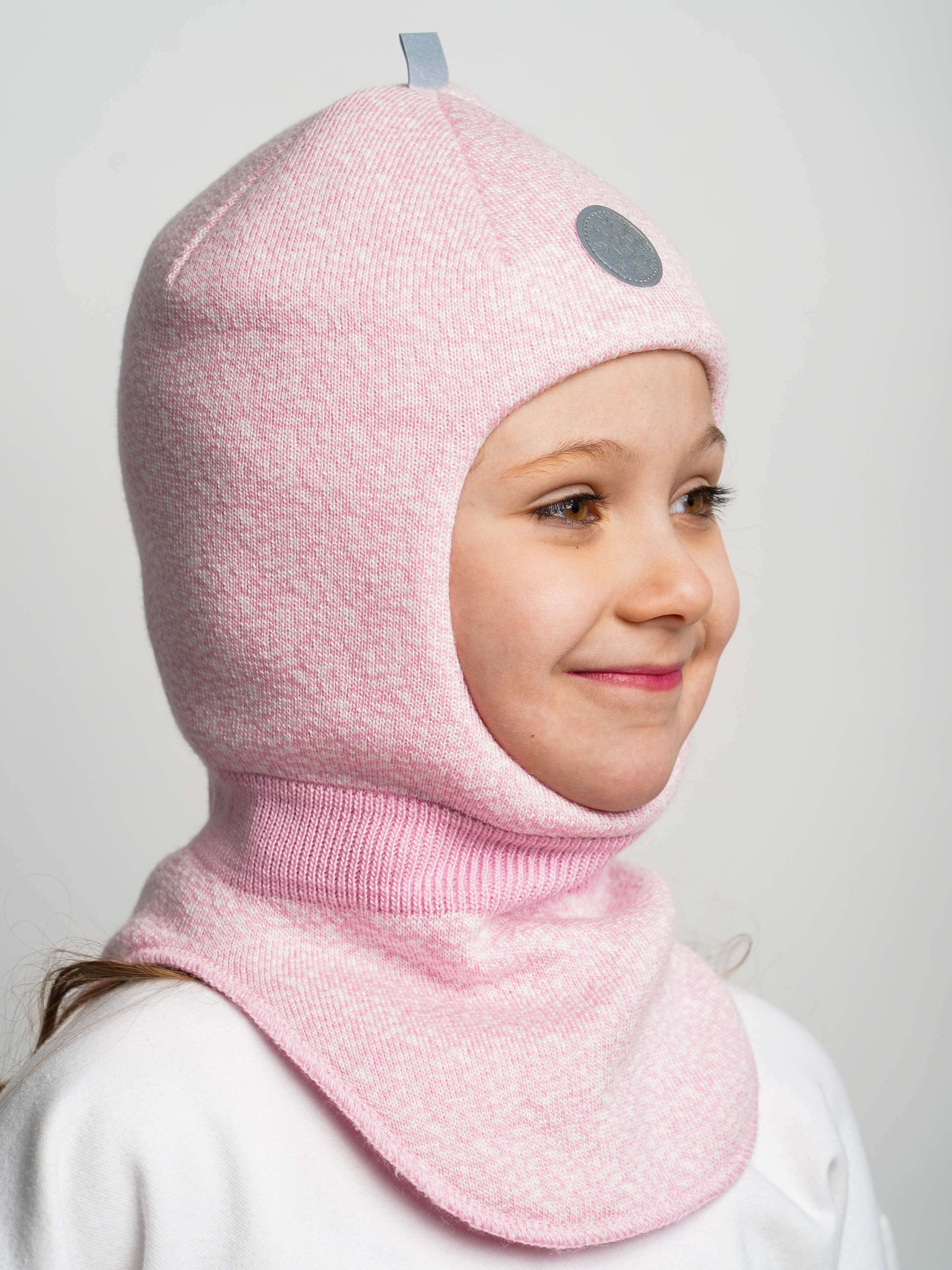 Шапка ПриКиндер U-W_231499 Цвет: Розовый меланж - фото 3