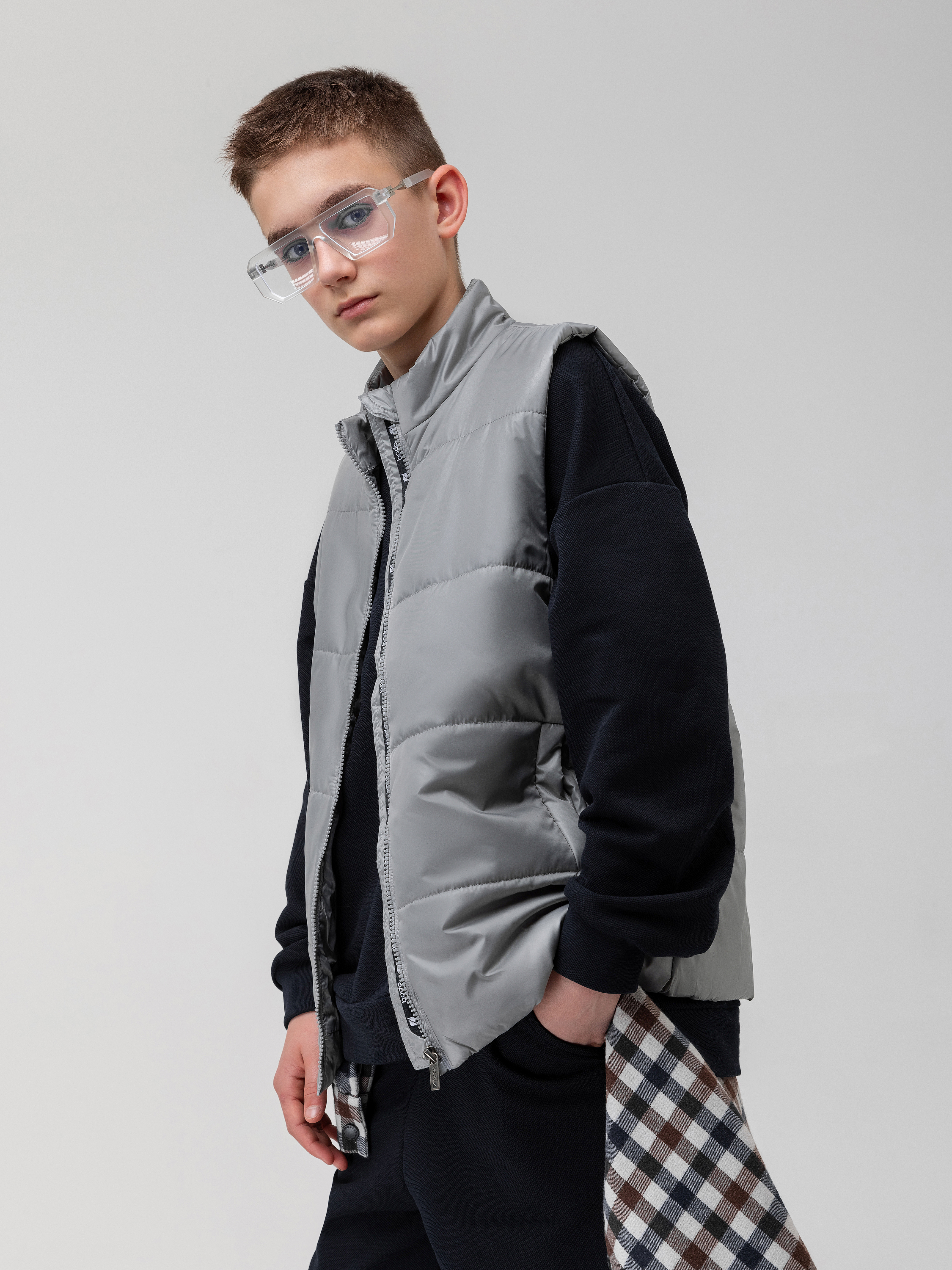 Жилет Bodo 41-10МU_серый - фото 7