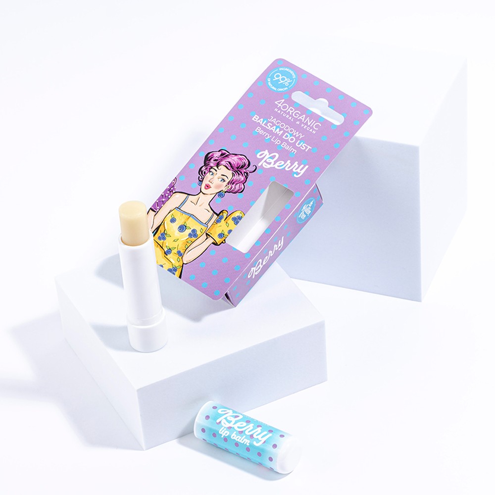 Гигиеническая помада 4organic Черная смородина - фото 8