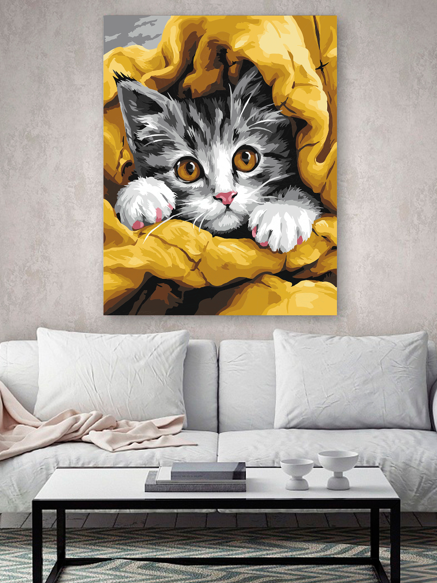 Картина по номерам Hobby Paint Котёнок в ассортименте - фото 3