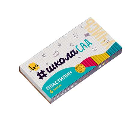 Пластилин Лео 6 цв.