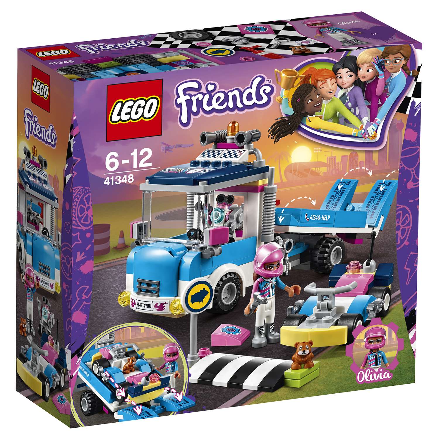 Конструктор LEGO Friends Грузовик техобслуживания - фото 2