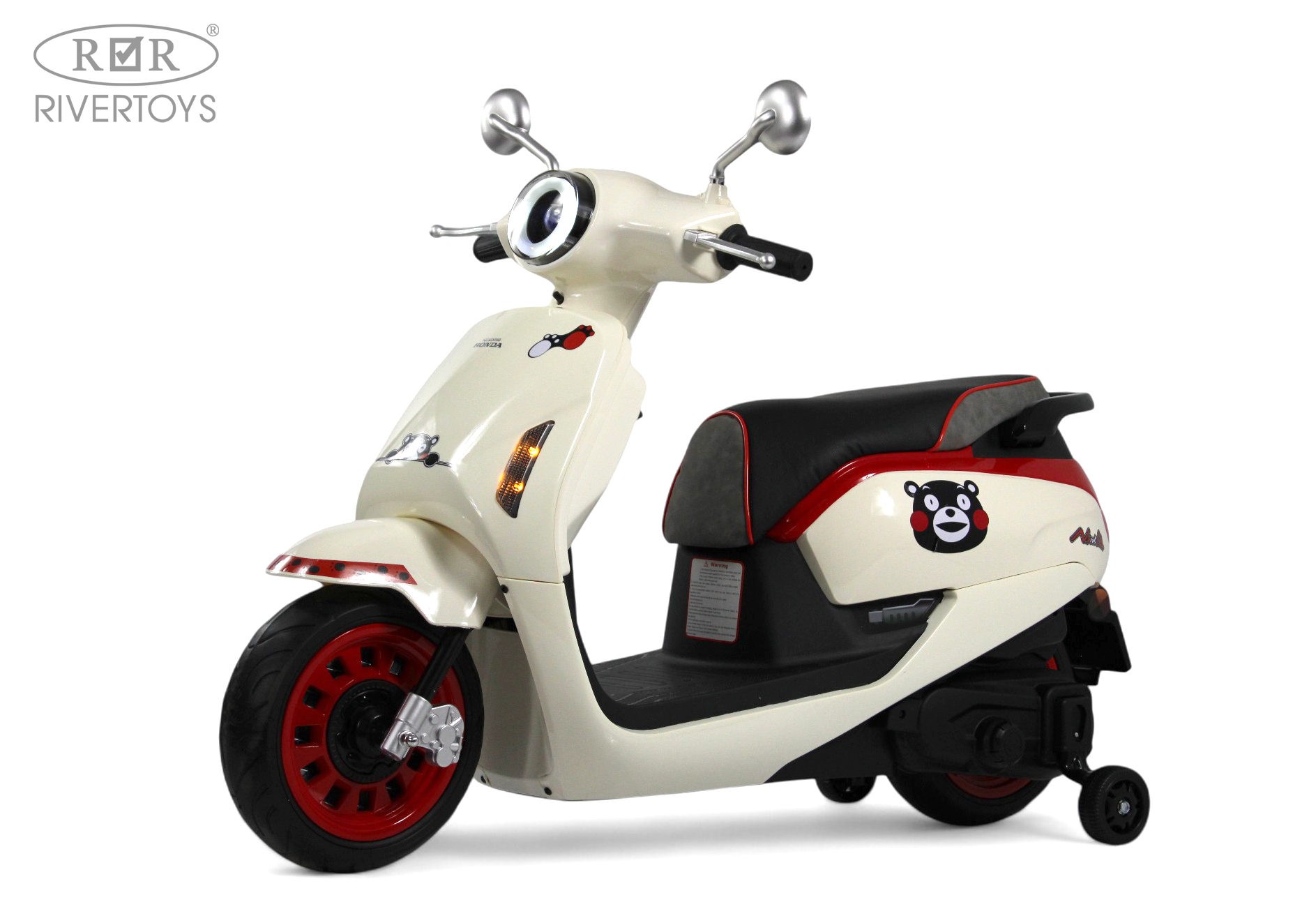 Электромобиль RIVERTOYS Z555ZZ-BEIGE - фото 1