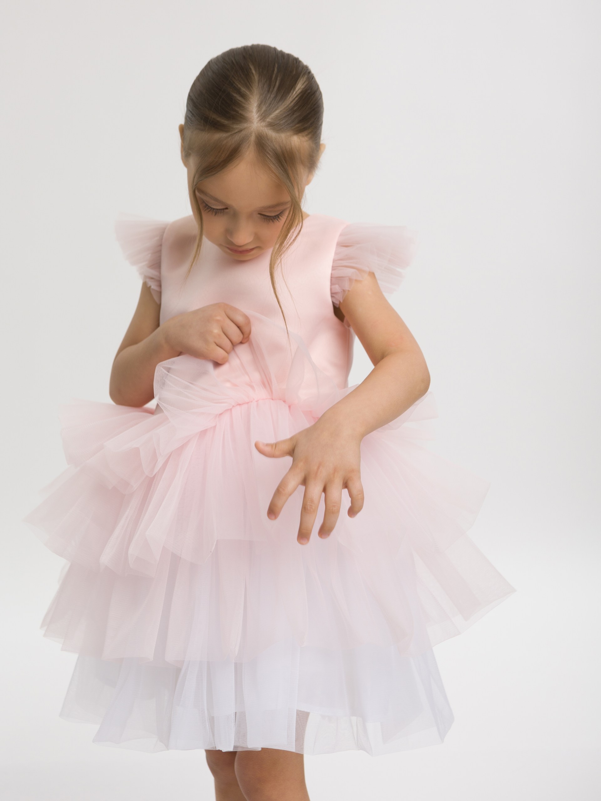 Платье LELUkids 1231.24_зефирка_светло-роз - фото 3