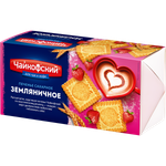 Печенье сахарное Чайкофский Земляничное 100г