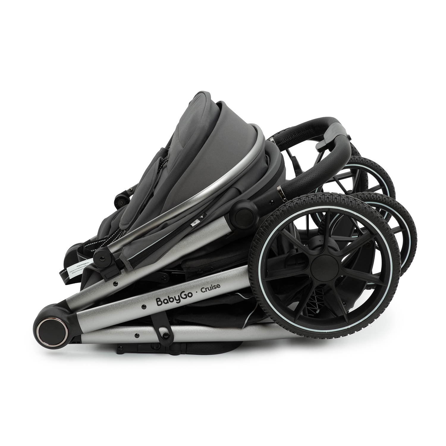 Коляска прогулочная BabyGo Cruise New серый - фото 23