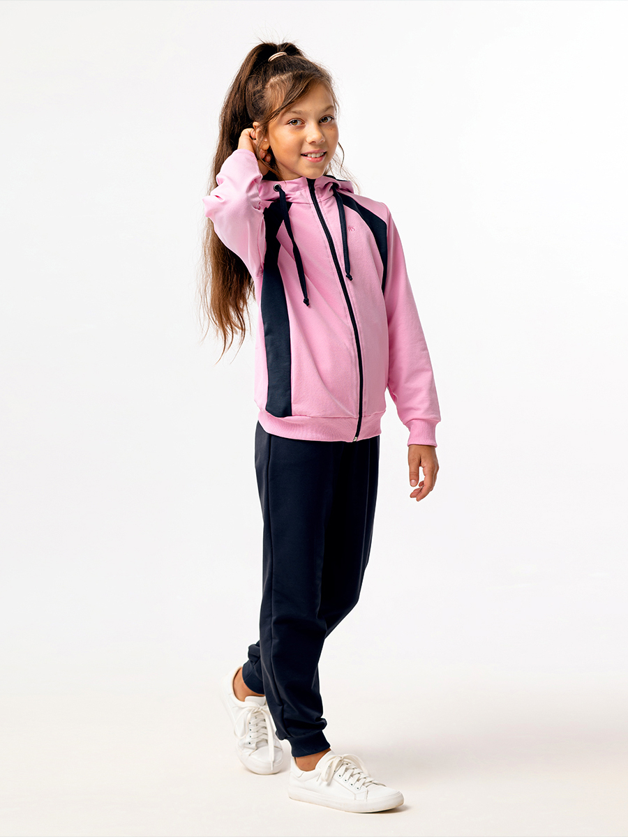 Спортивный костюм RODOS М-258/темно-синий_пыльная_роза - фото 2