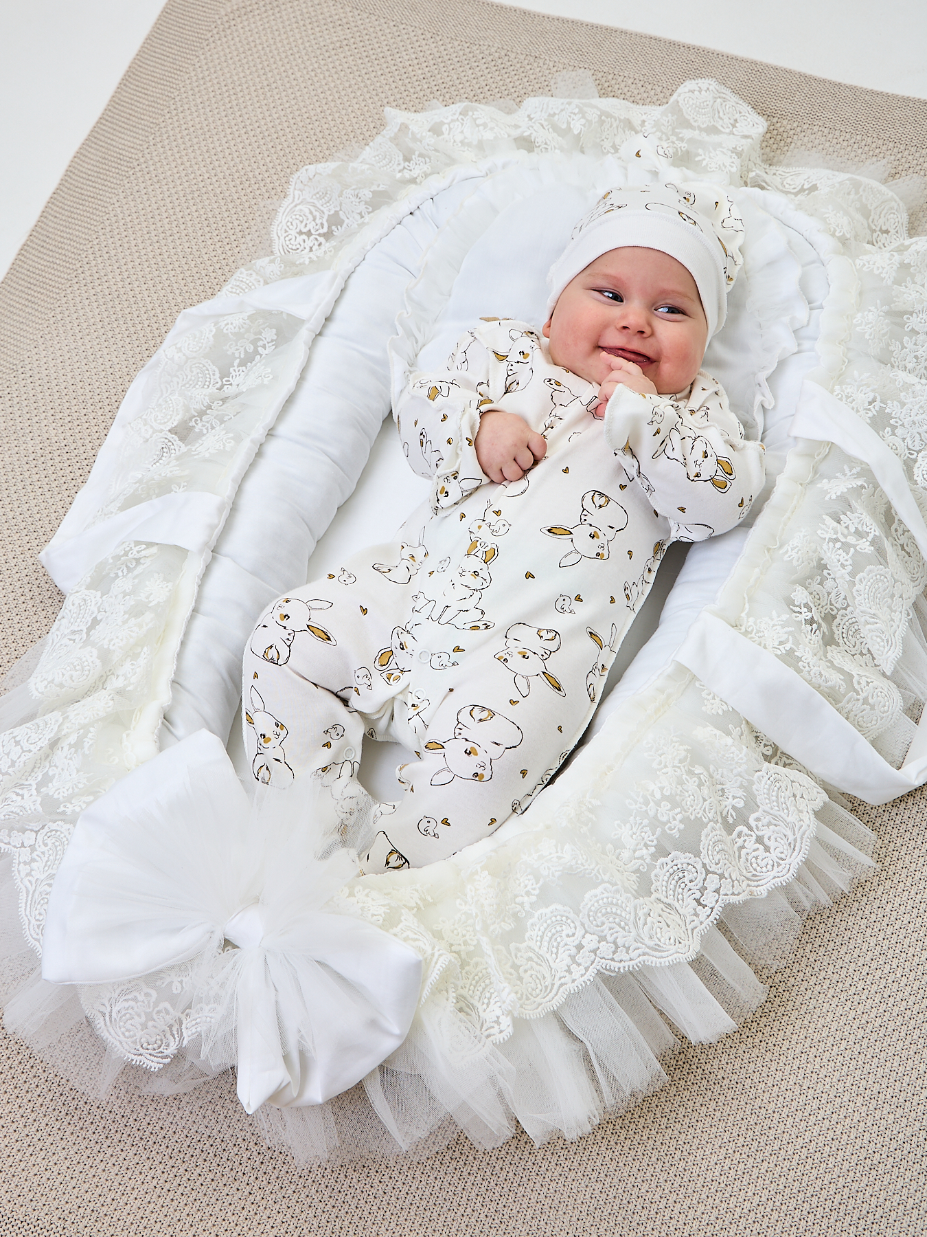 Конверт пеленальный (кокон) ТОСЯ БОСЯ белый - фото 8