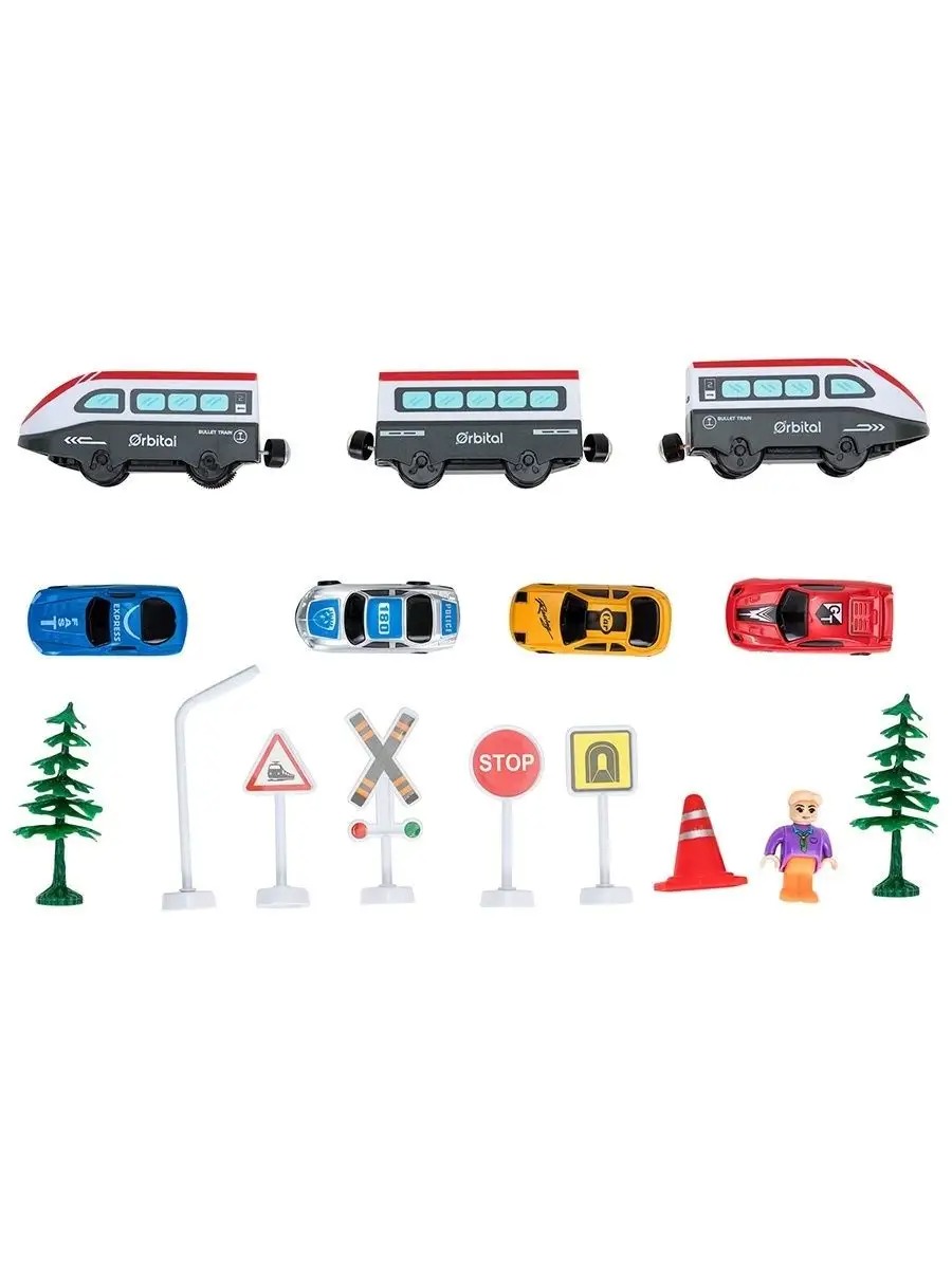 Набор железнодорожный Givito G201-013 - фото 8