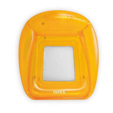Надувное кресло Intex с сетчатым дном 104х 102 см от 6 лет