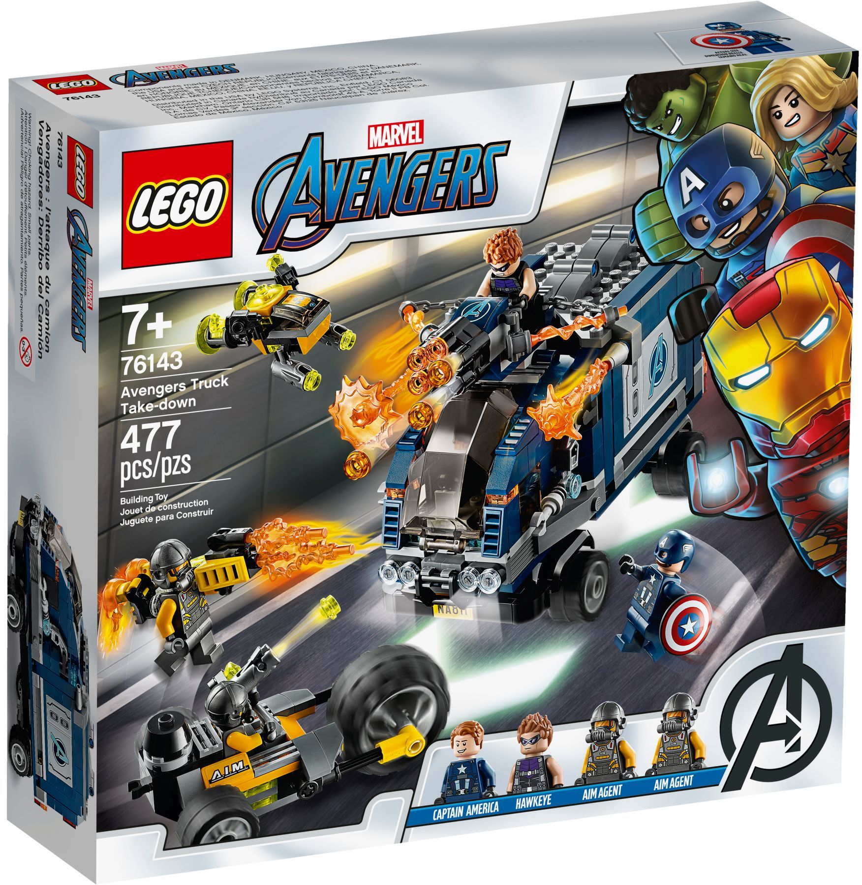 Конструктор LEGO Marvel Super Heroes Нападение на грузовик 477 дет. - фото 1