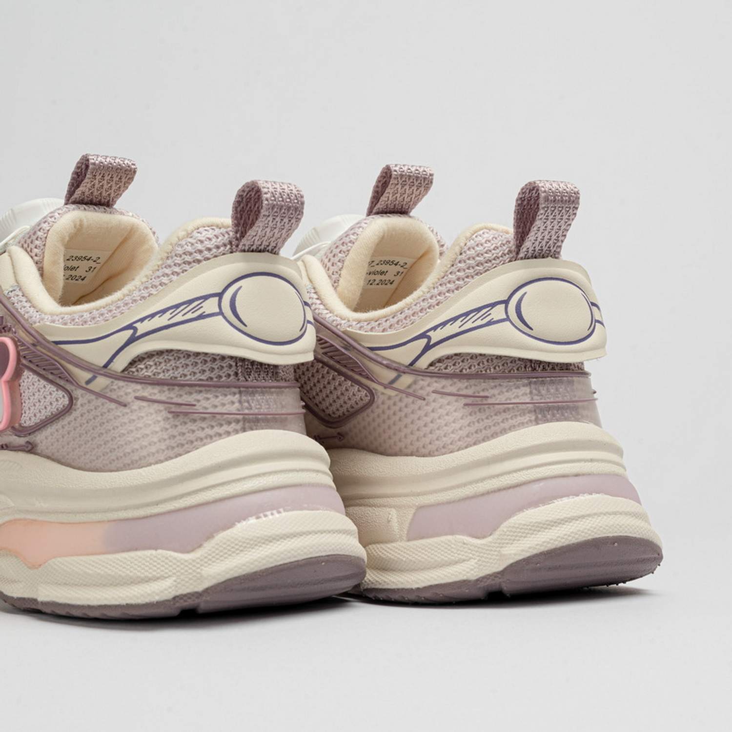 Кроссовки TikkaGo 7U07_23954-2_beige-violet - фото 4