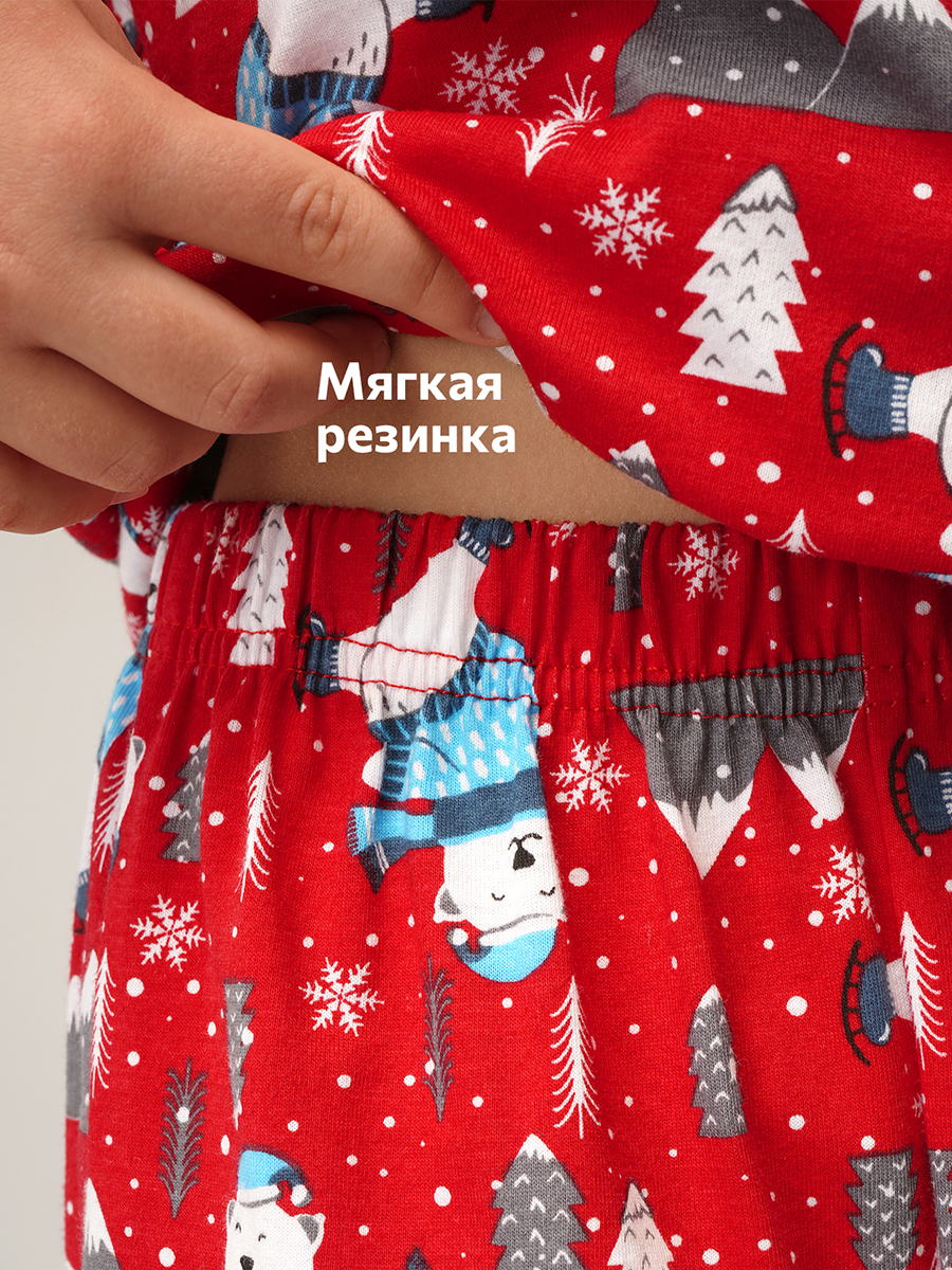 Пижама HappyFox HF00102красный - фото 8