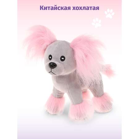 Мягкая игрушка в сумочке Fluffy Family китайская хохлатая 19 см