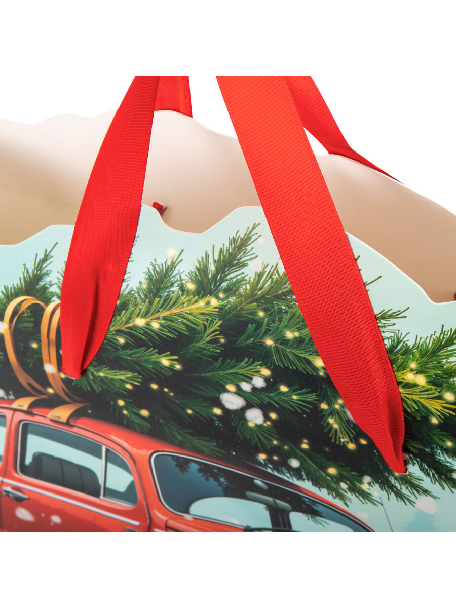 Пакет подарочный новогодний Золотая сказка пакетики для подарков и сладостей набор 4 штуки - фото 6