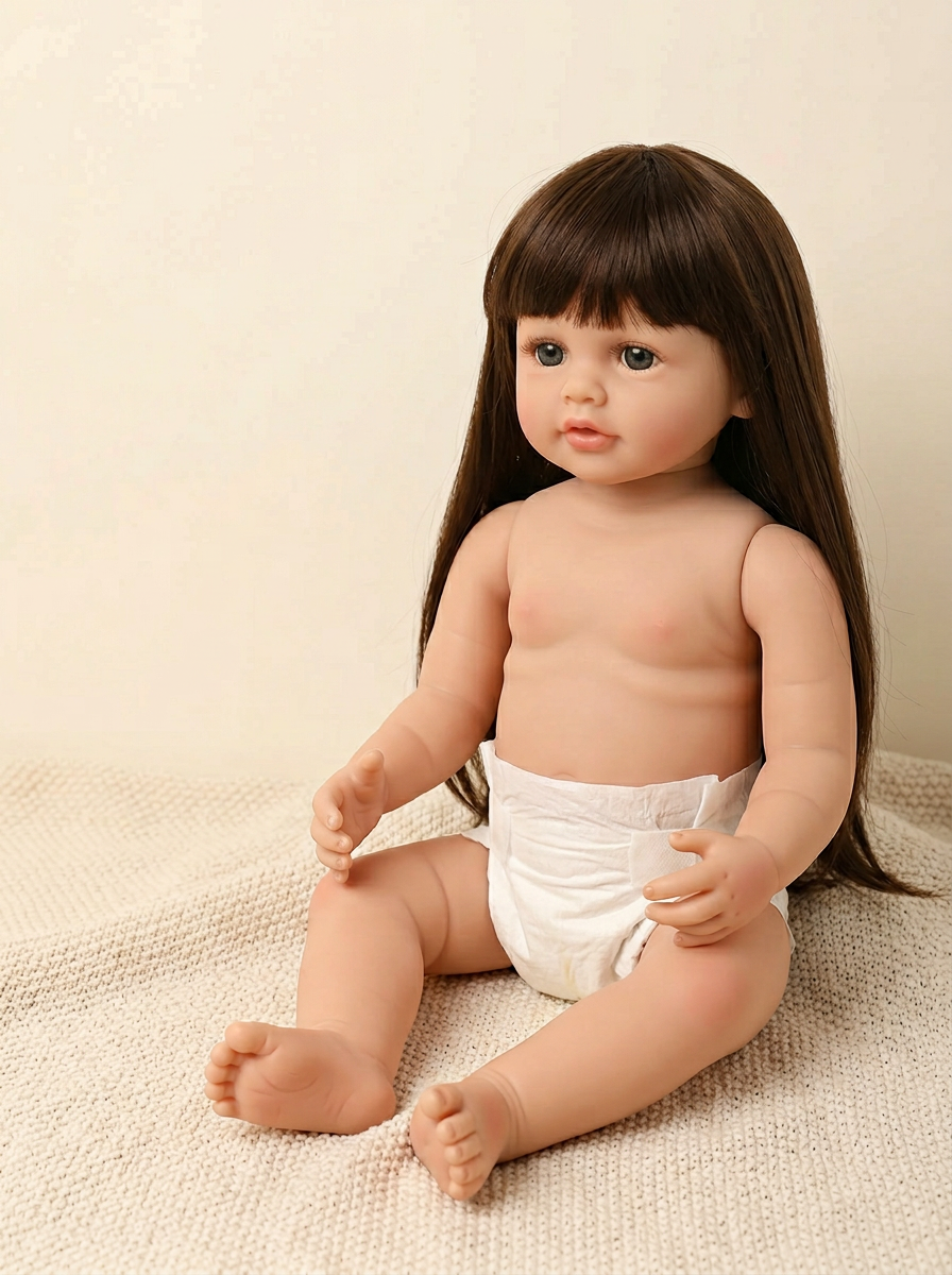 Кукла классическая QA BABY Реборн интерактивная говорящая высота 55 см KD22915А - фото 7
