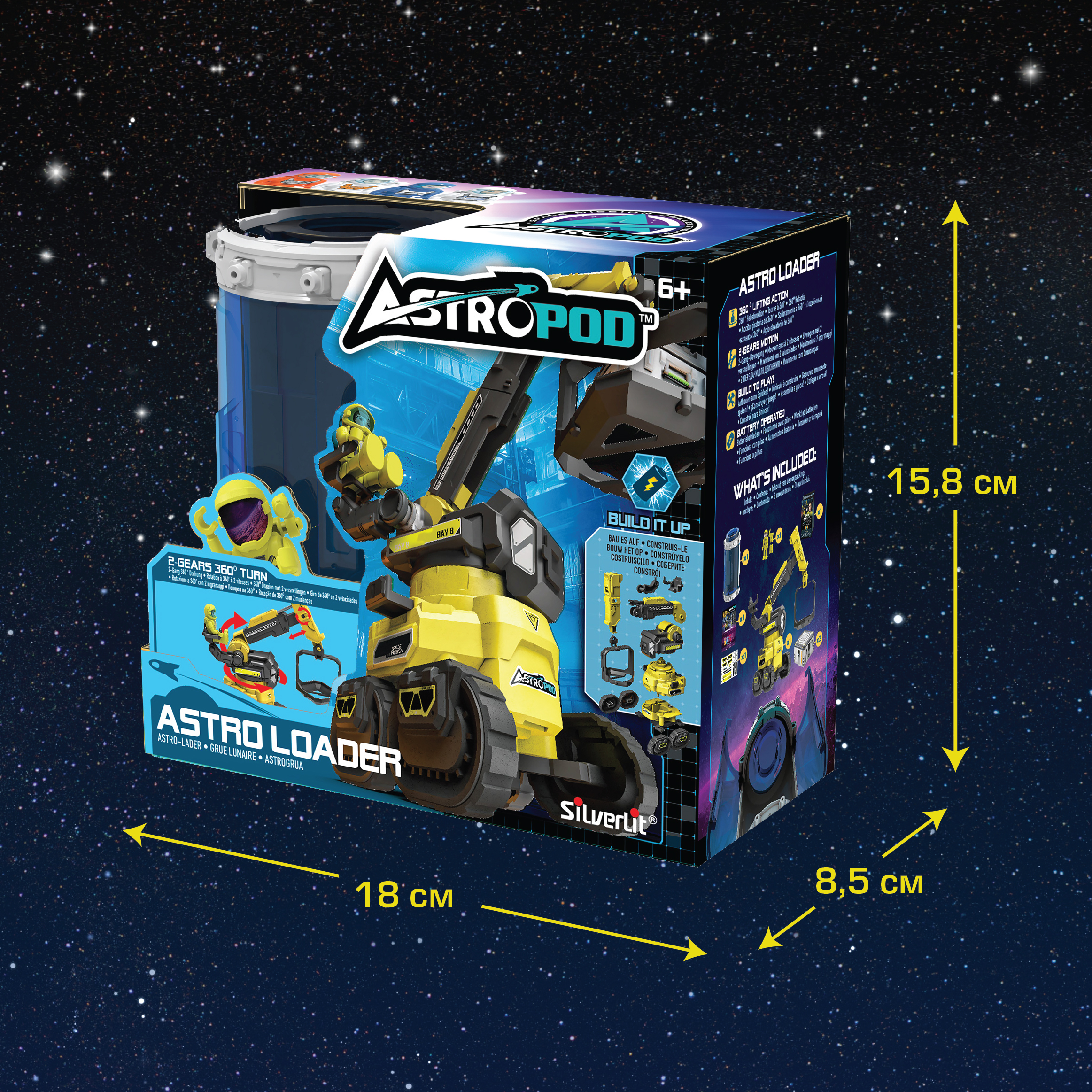 Конструктор Astropod Миссия Астропогрузчик сборная игровая модель - фото 9
