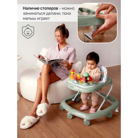 Ходунки Amarobaby Running Baby зеленый в ассортименте
