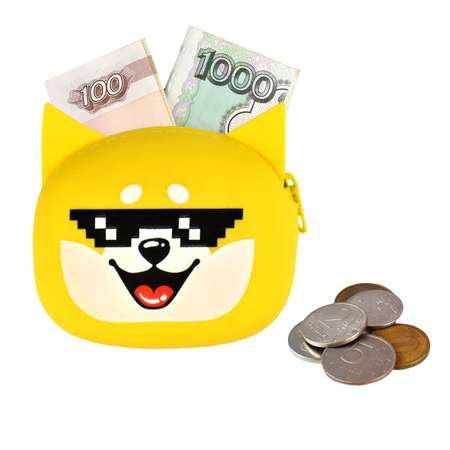 Кошелек Феникс + Щенок в очках клатч