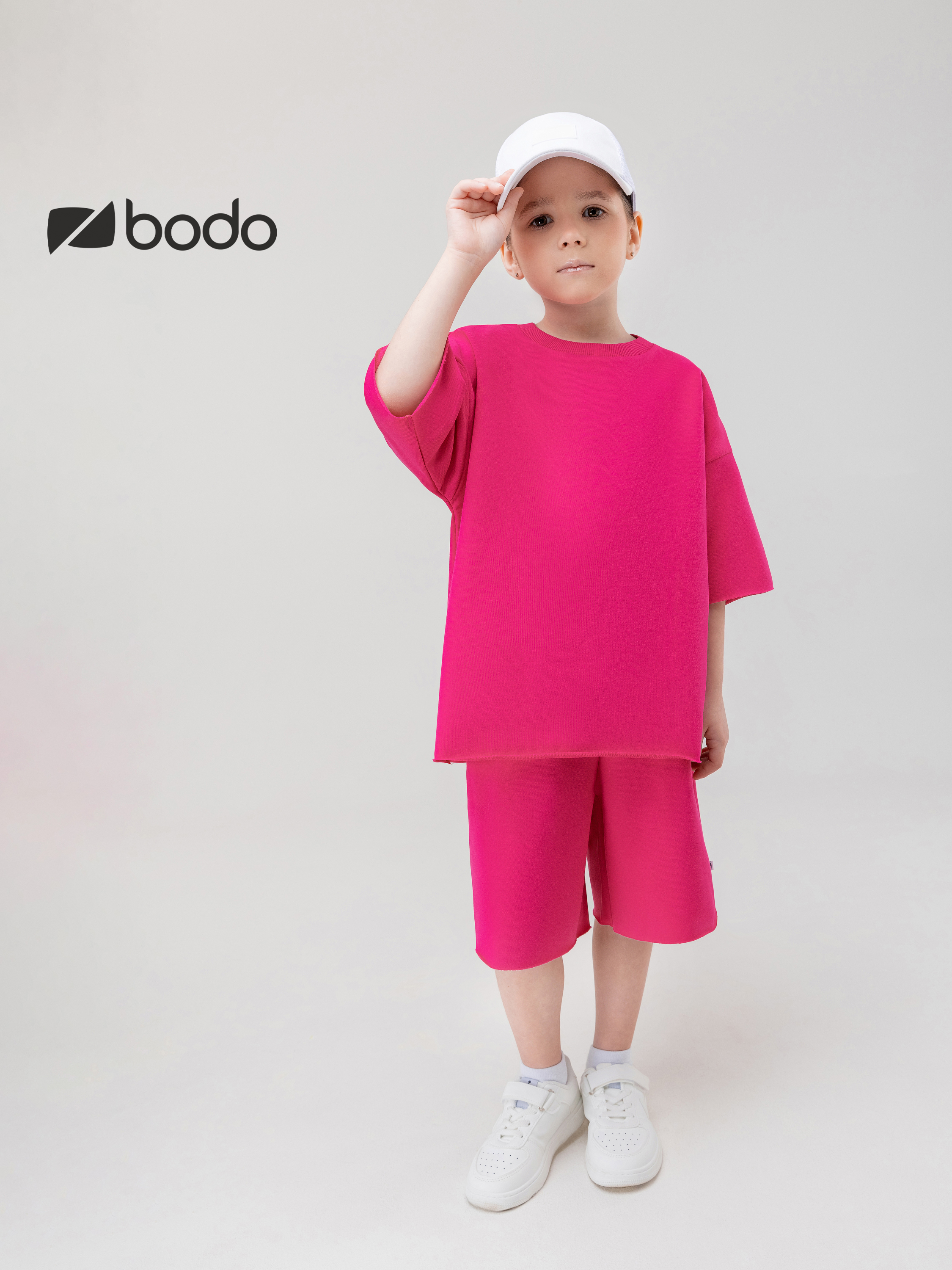 Футболка и шорты Bodo 11-289МU_розовый - фото 3
