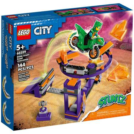 Конструктор LEGO City Dunk Stunt Ramp Challenge 144 дет.
