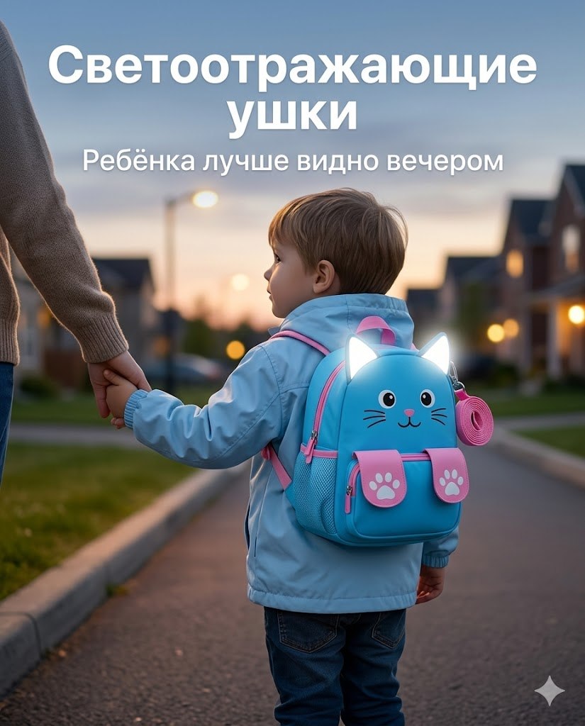 Рюкзак O GO Котик - фото 11