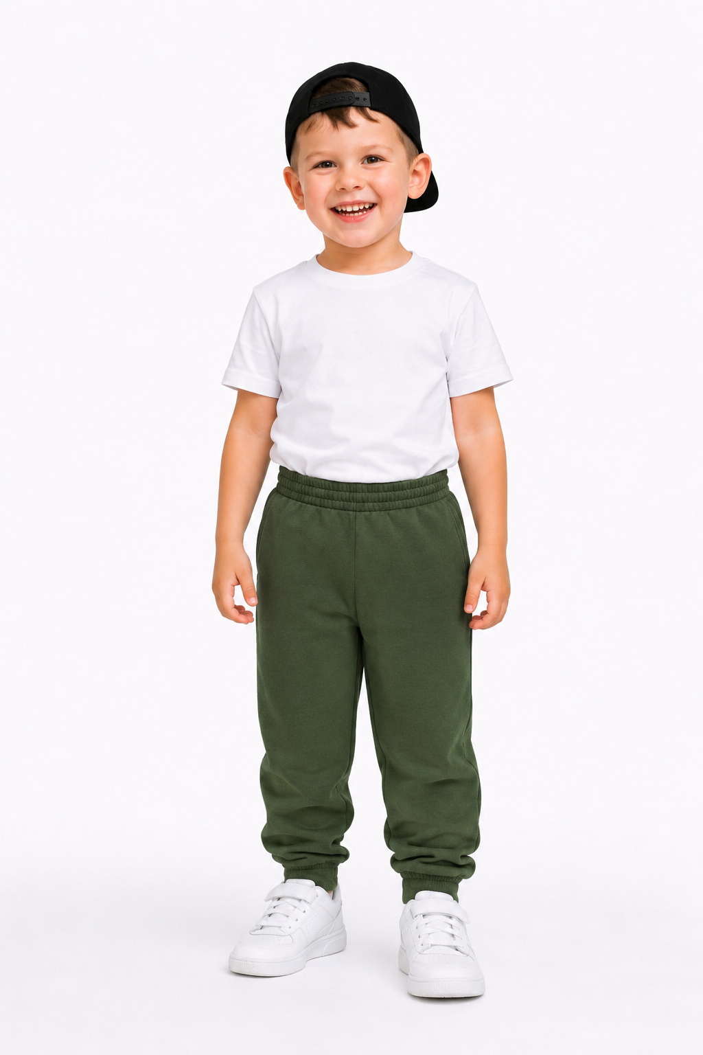 Брюки 3 шт WONDERBABY Ф_ШтаныСиниеЗеленыеСерые3шт - фото 4