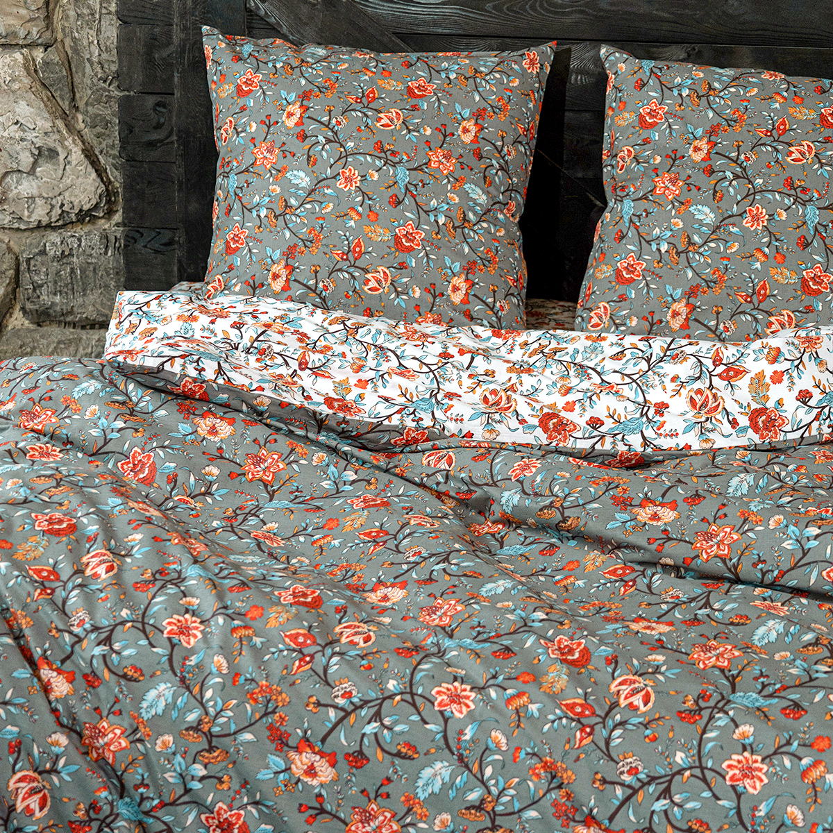 Комплект постельного белья BRAVO Лиода полутораспальный 4 предм. - фото 1