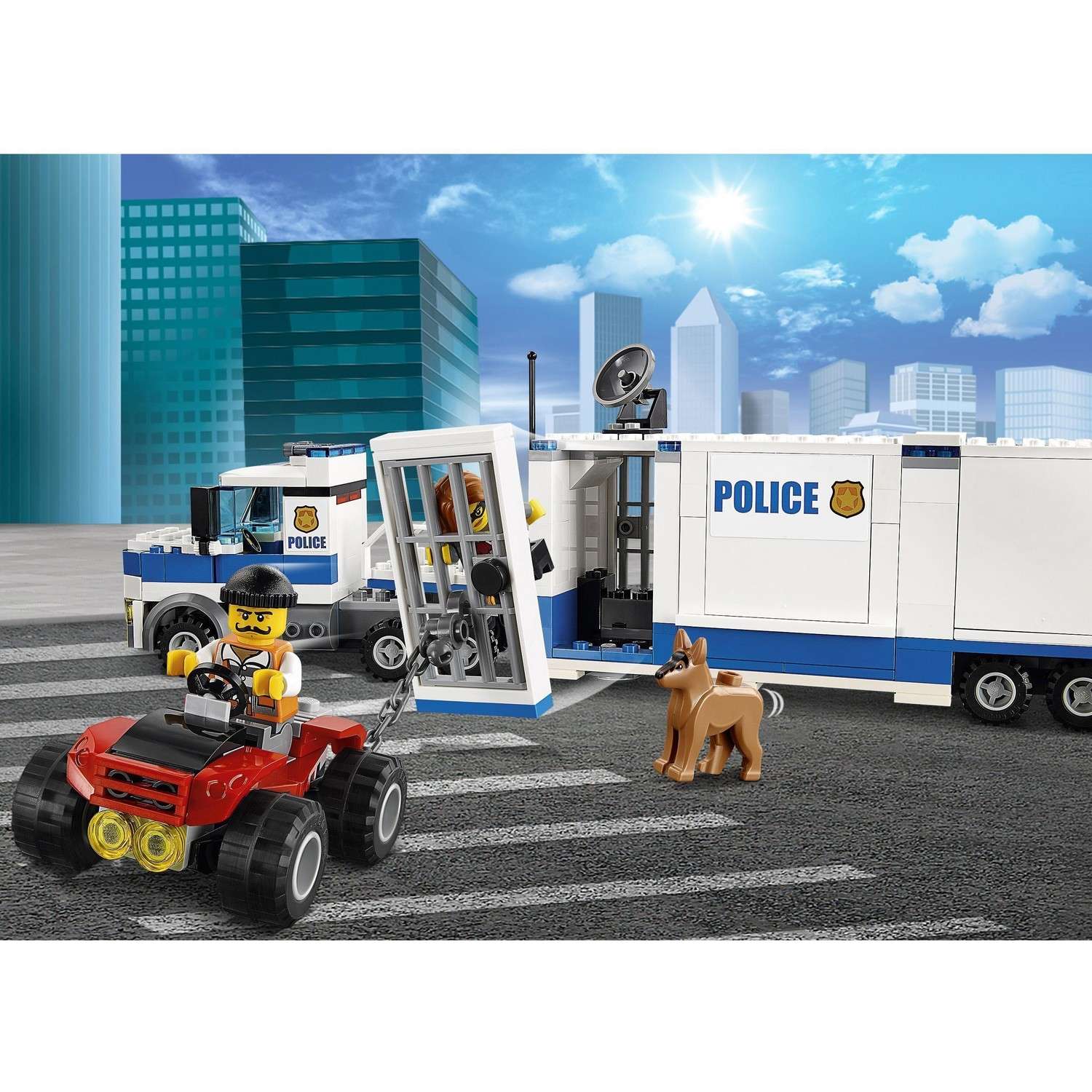 Конструктор LEGO City Police Командный центр блочный - фото 6