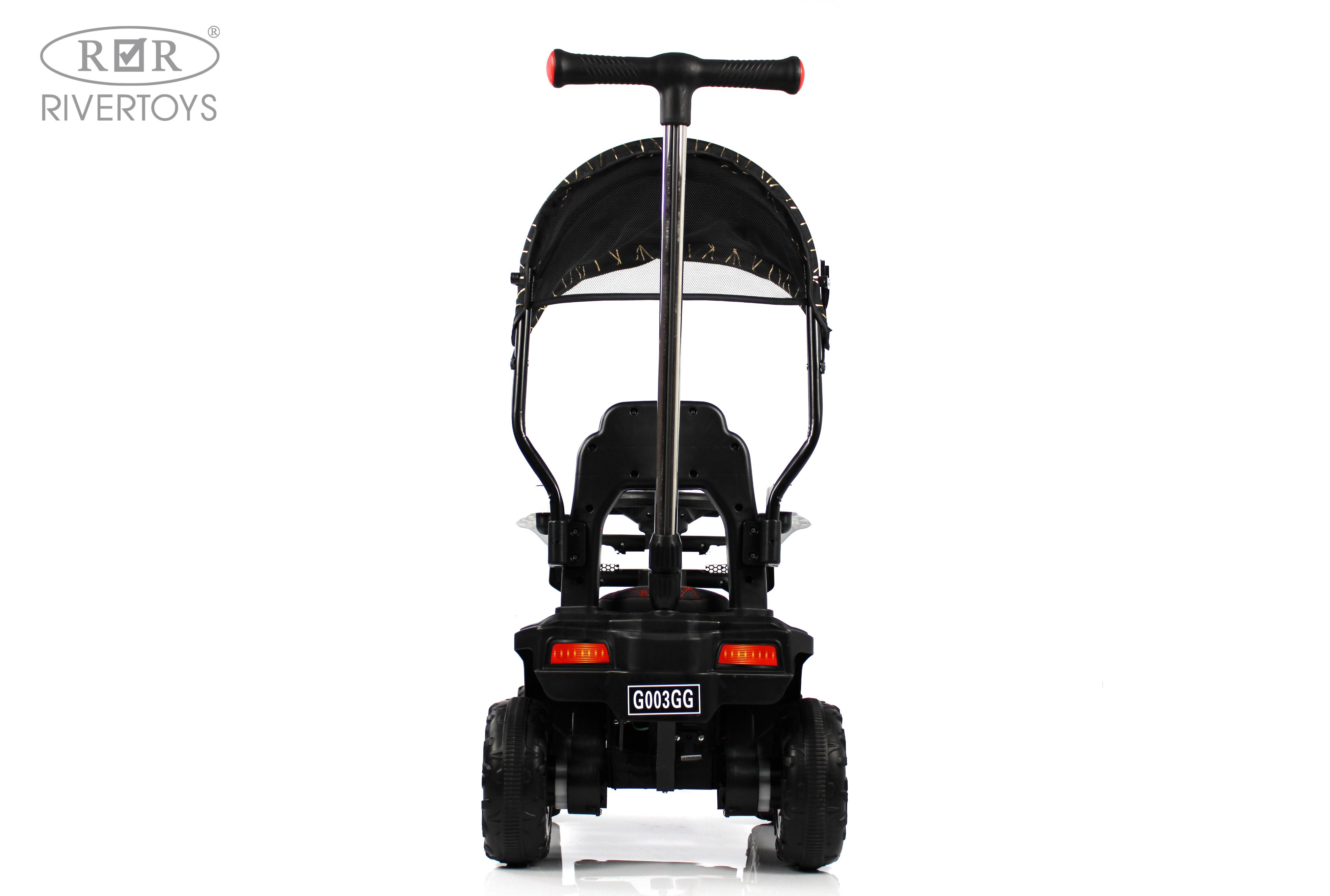 Электромобиль RIVERTOYS G003GG-WHITE С пультом ДУ - фото 12