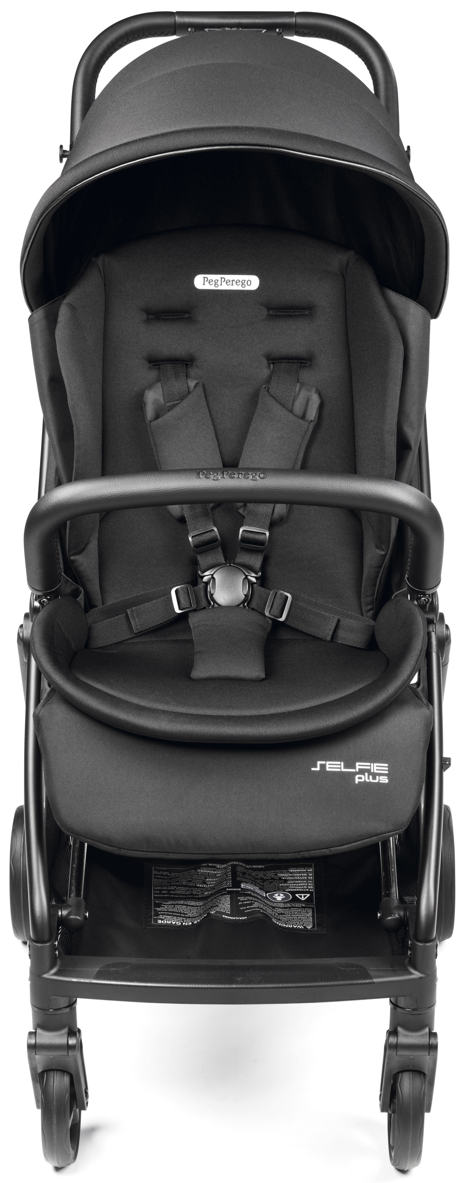 Коляска прогулочная Peg-Perego Selfie Plus черный - фото 3