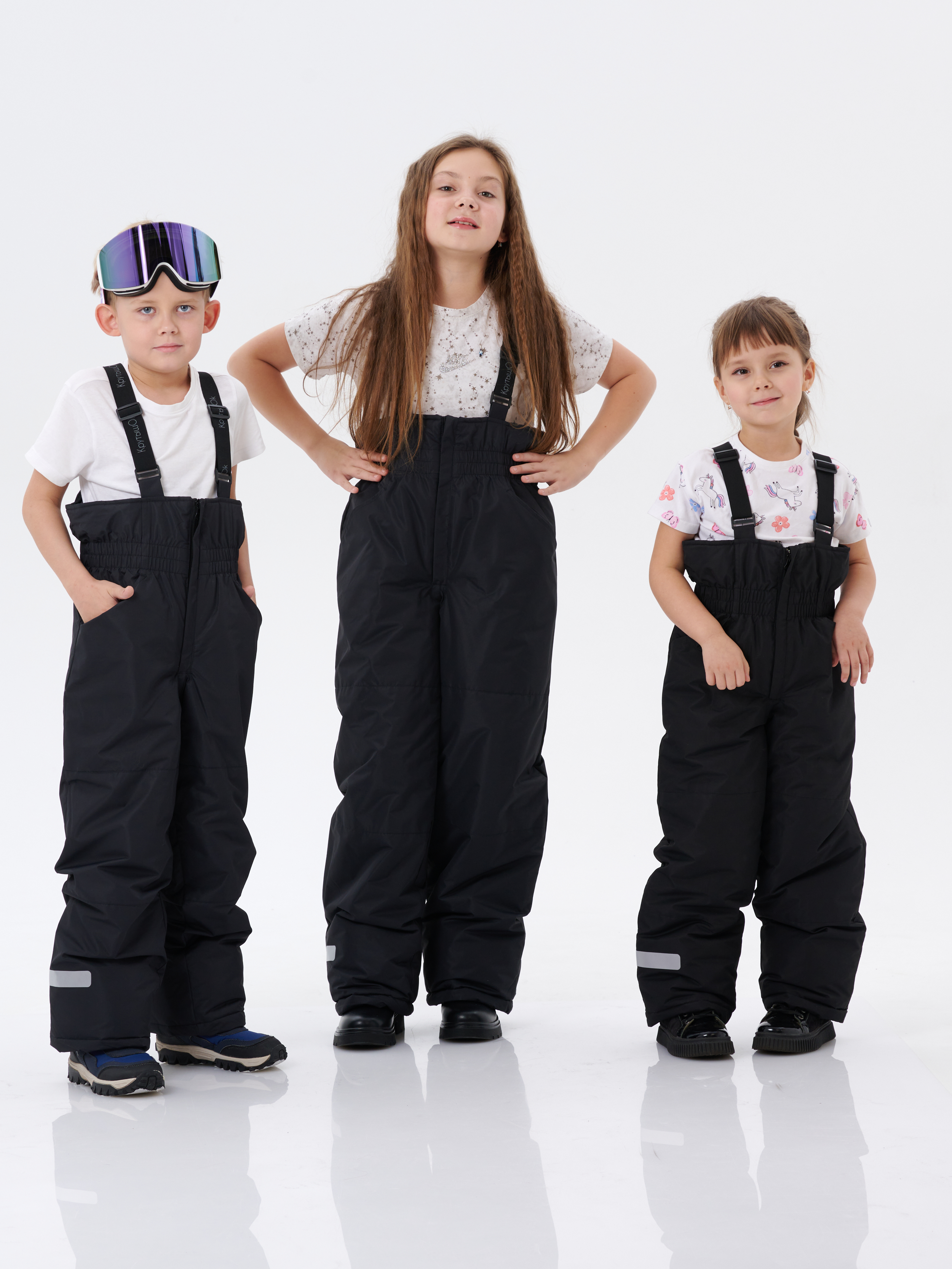 Брюки утепленные КрутышОк Т-067 черные - фото 3