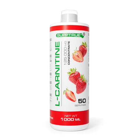 L-карнитин 1000 мл SUPPTRUE strawberry 125 000 mg concentrate