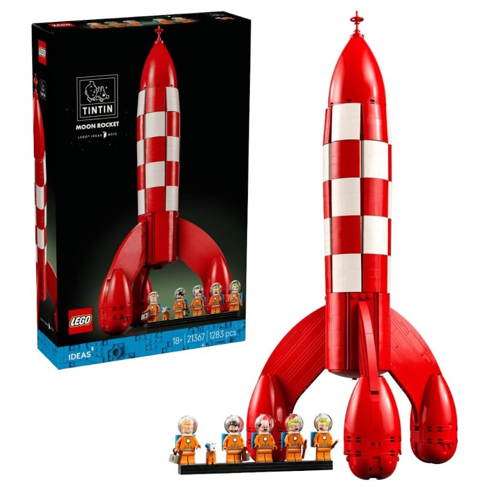 Конструктор LEGO Ideas Tintin's Moon Rocket 1283 дет. - фото 1