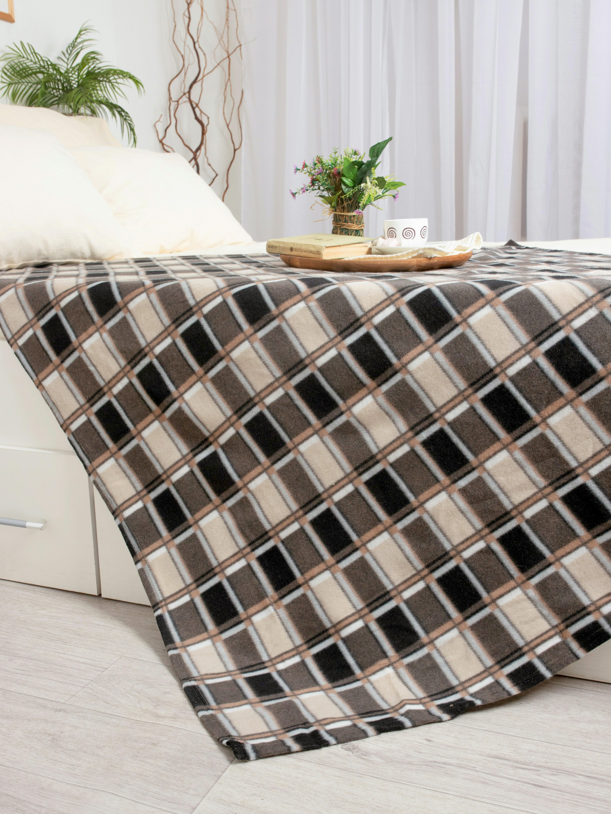 Плед Wellness WP135-Шеффилд 130 x 150 см флис - фото 11