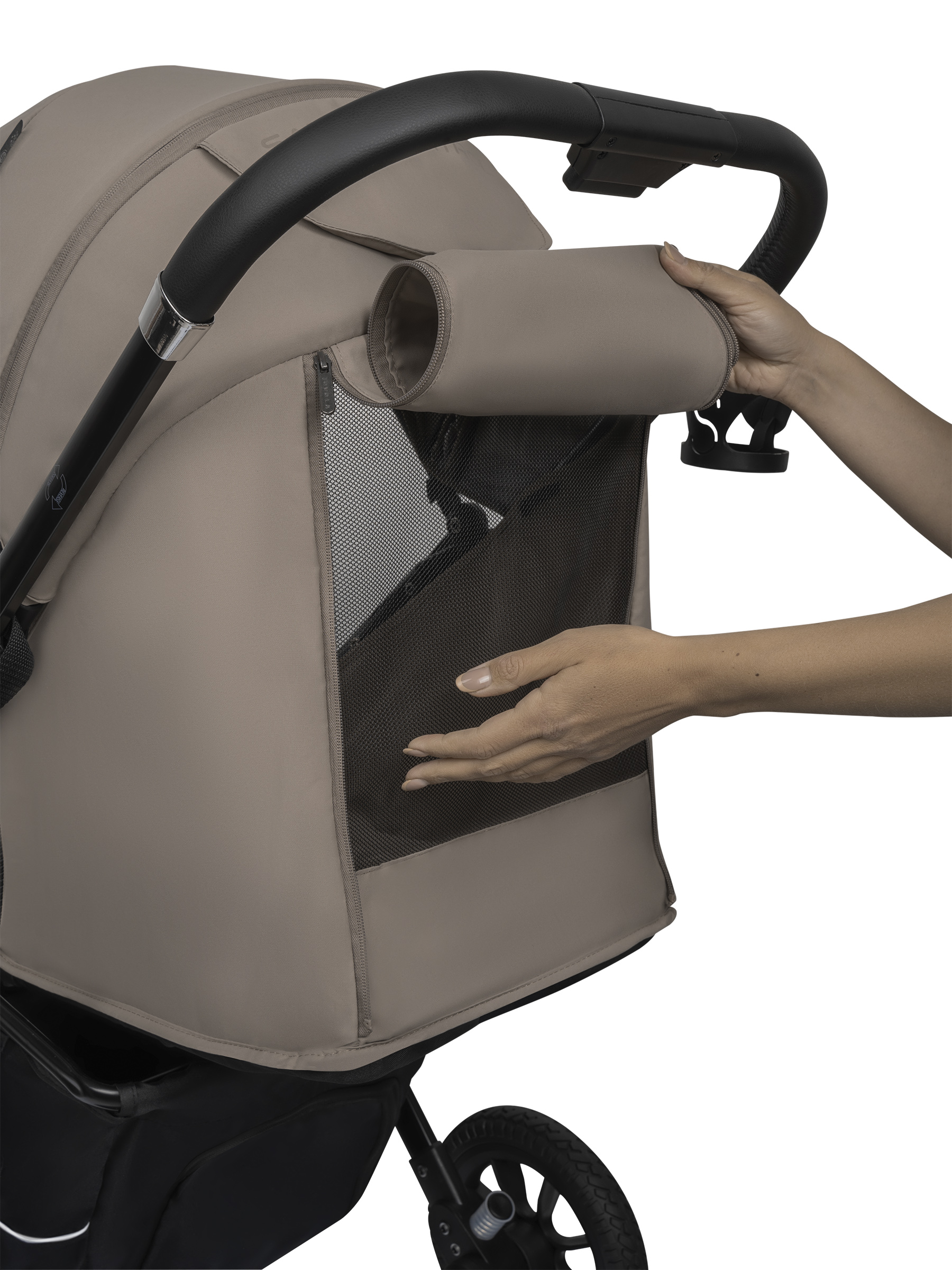 Коляска прогулочная JOVOLA Magma Plus бежевый - фото 32