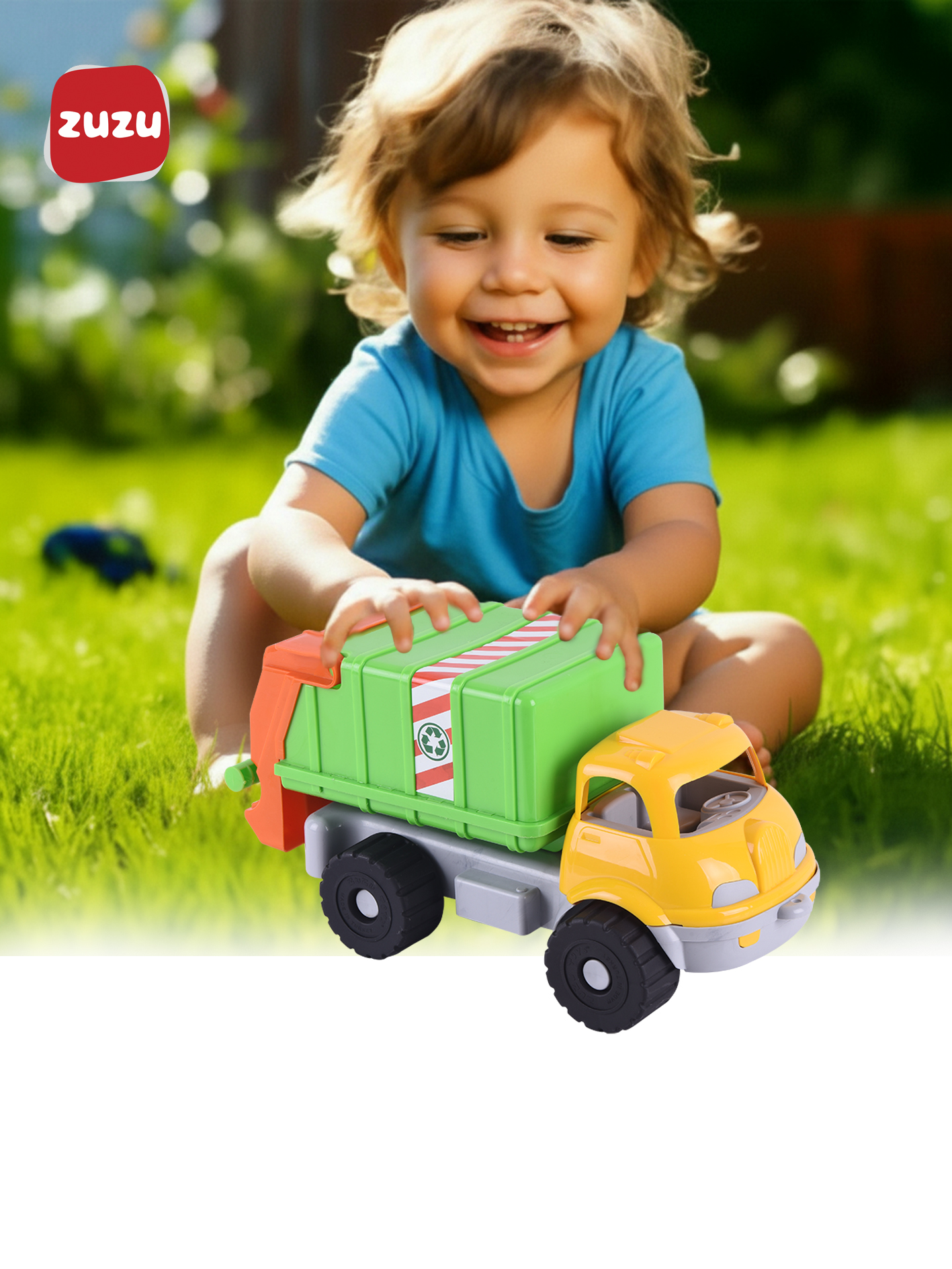 Уборочная машина ZUZUTOYS Мусоровоз 4005 - фото 6