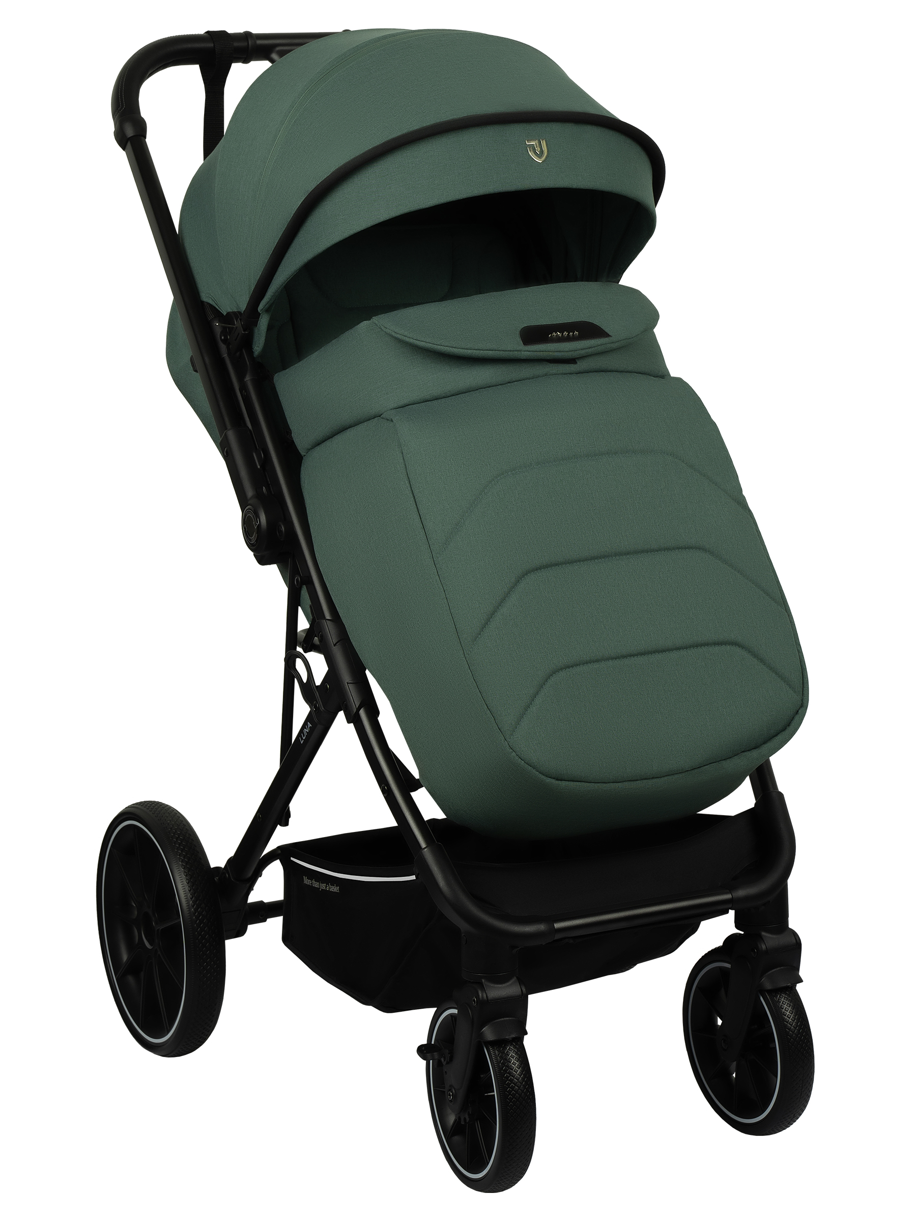 Коляска прогулочная JOVOLA LUNA зеленый-серый - фото 16