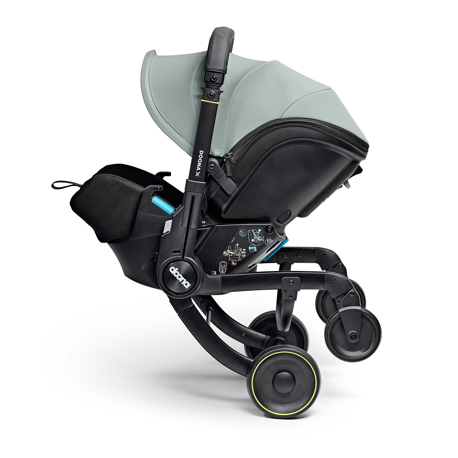 Автокресло Doona X Dusty Sage Isofix 0 (0 -13 кг) - фото 24