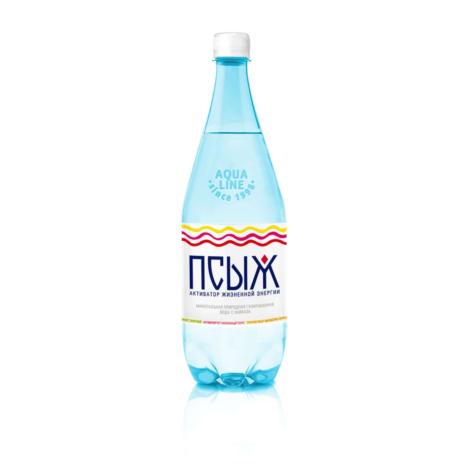 Вода Псыж минеральная газированная 1л - фото 1