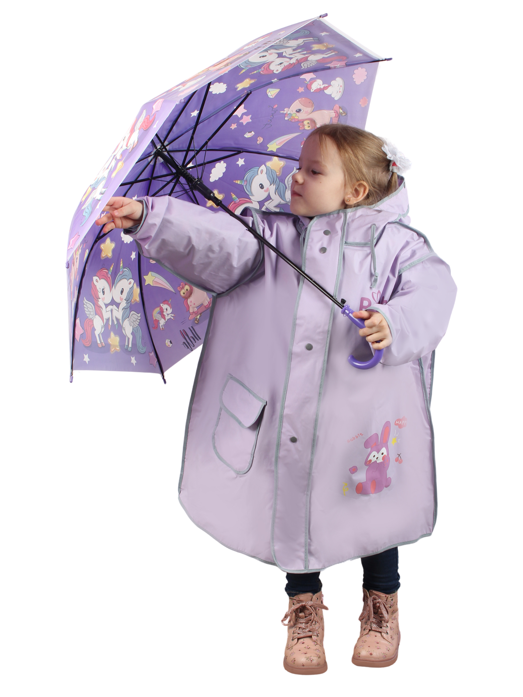 Дождевик Little Mania RANG280-VIO - фото 2