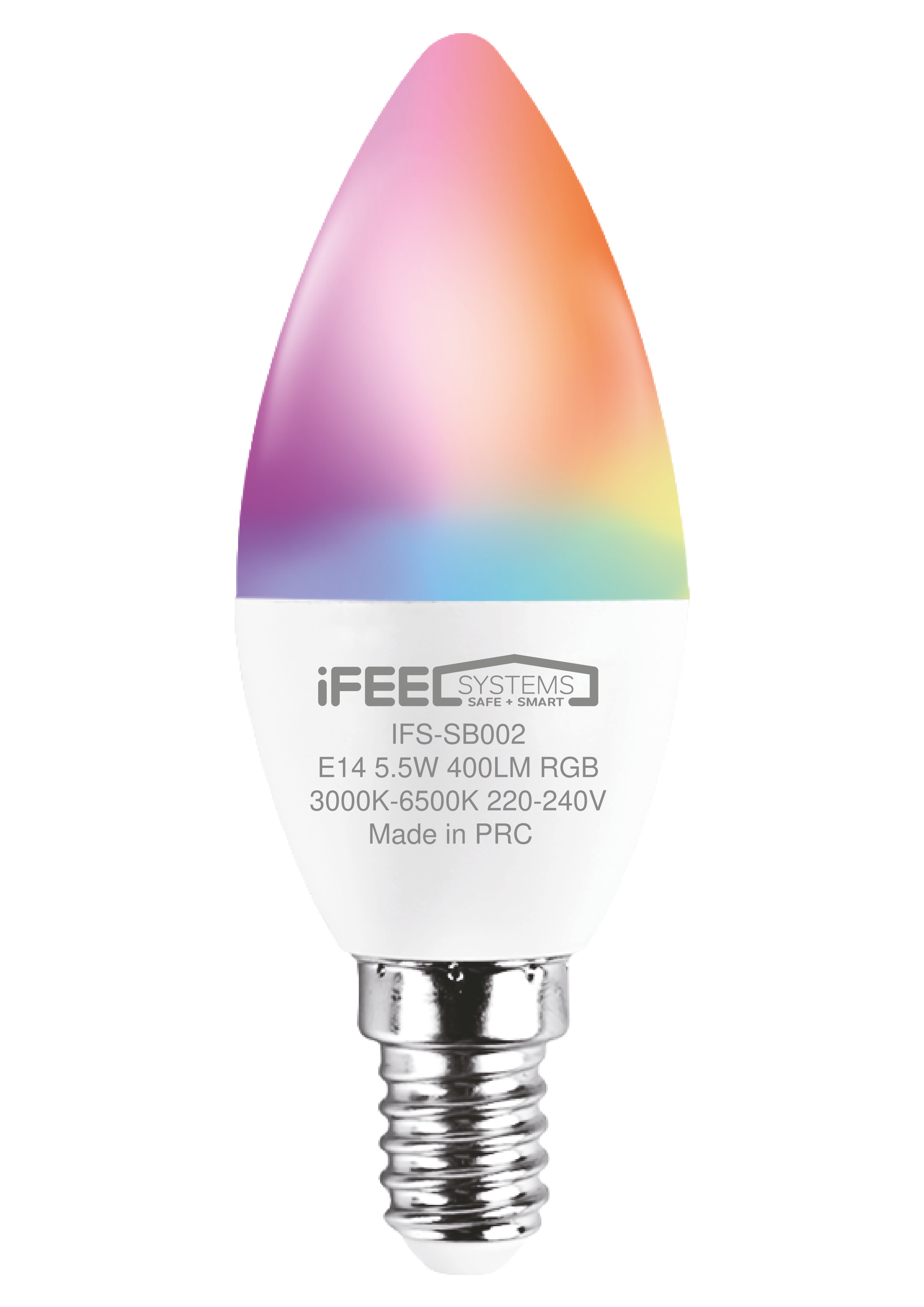 Умная лампочка iFEEL Candle Свеча E14 RGB с Wi-Fi Алисой - фото 7