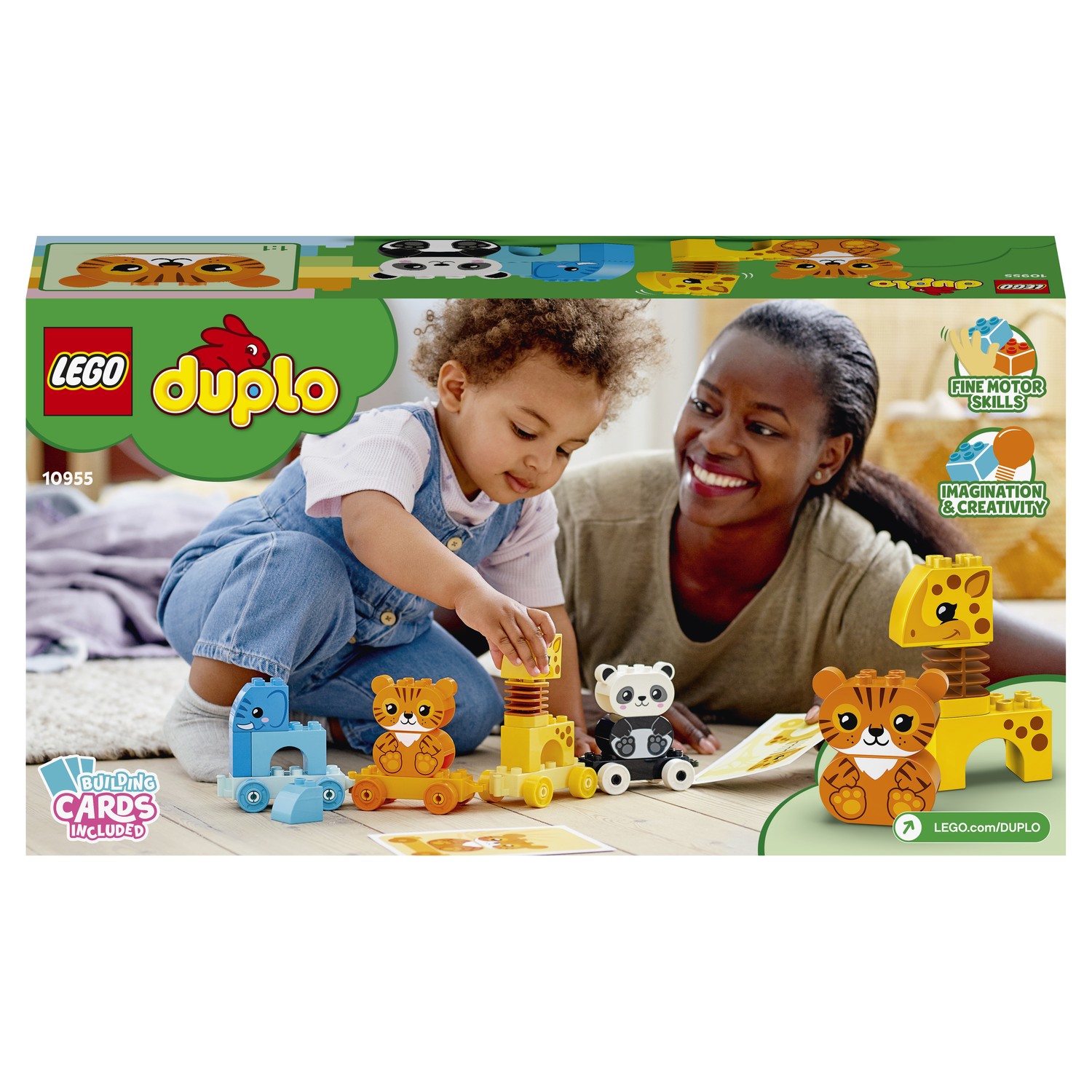 Конструктор LEGO DUPLO Поезд для животных блочный - фото 3