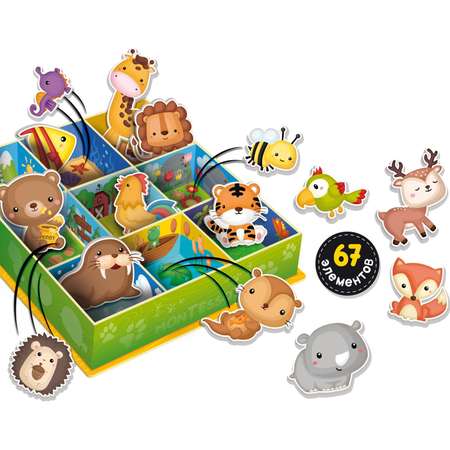 Игра развивающая Lisciani Montessori baby Happy animals R92772