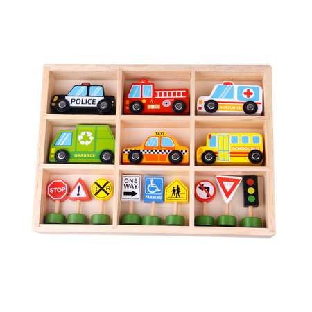 Игровой набор Tooky Toy машинки
